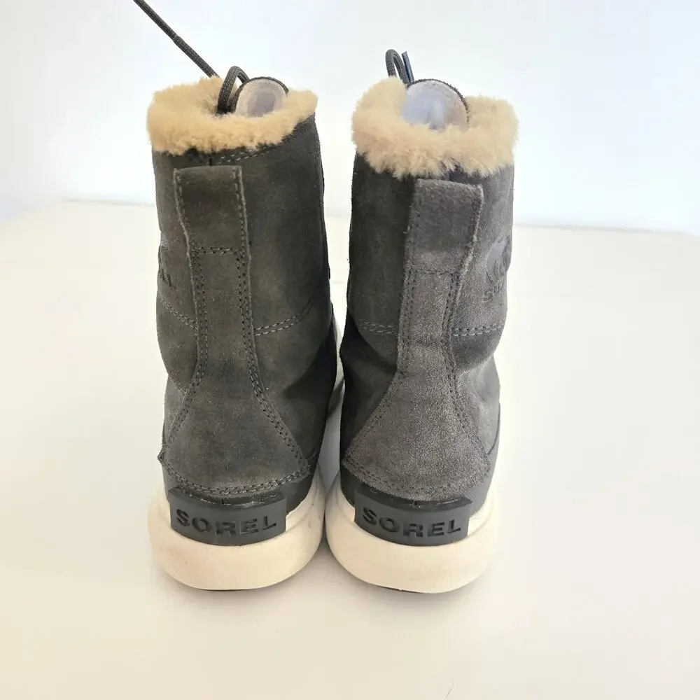 Sorel Explorer Next Joan Classic Waterproof Winter Boots Grey US 10